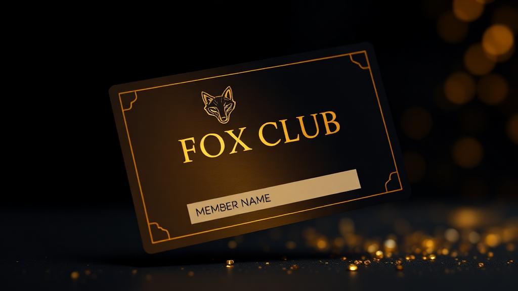 FOX CLUB členská karta